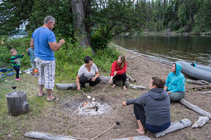 Campfire roasting