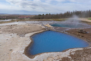 Geothermal pools at Geysir