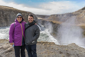 Anna & Chris at Gullfoss