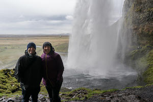 Behind Seljalandsfoss