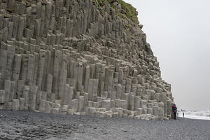 Reynisfjara beach basalt columns