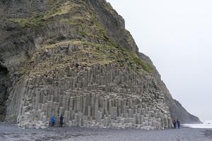 Reynisfjara beach basalt columns