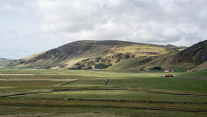 Icelandic farms along Þjóðvegur