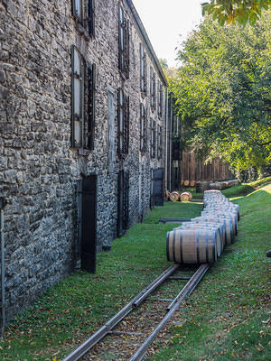 Barrel Run at Woodford Reserve's warehouses