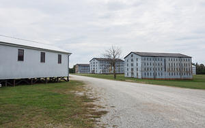 Metal bourbon warehouses