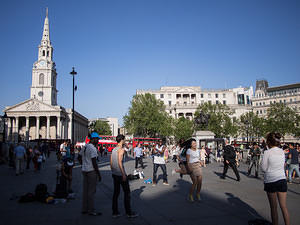 Jump rope in the square