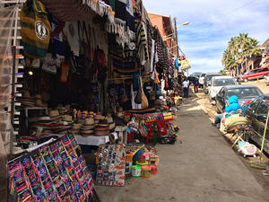 Shops along Puerto Nuevo