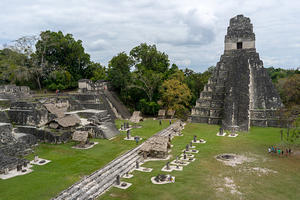 Tikal Great Plaza and Jaguar Temple