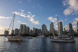 New and old boats on False Creek