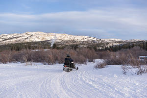 Heading off Fish Lake