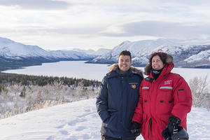 Chris and Anna at Fish Lake