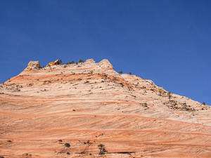 Zion rock formations