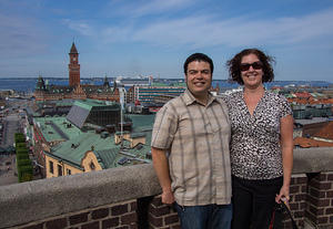 Chris and Anna in Helsingborg