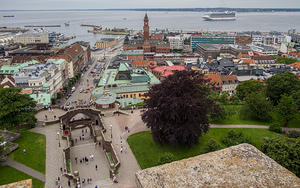 Helsingborg from the Kärnan