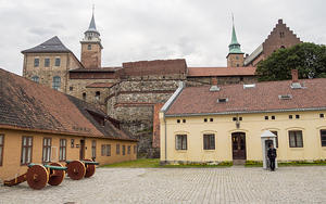 Akershus Fortress guard duty