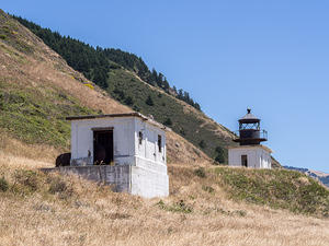 Punta Gorda Lighthouse and fuel storage building