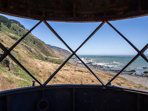 View from inside Punta Gorda Lighthouse