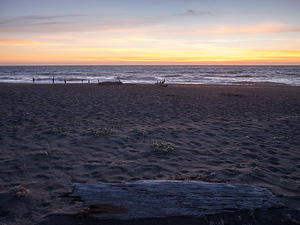 Sunset at the beach