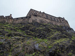 Edinburgh Castle's mount