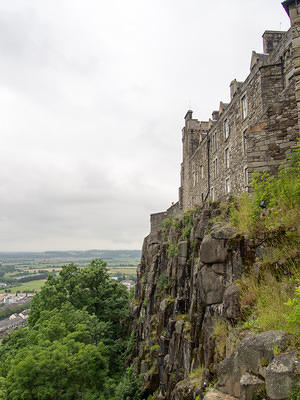 Castle cliff face