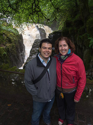 Chris and Anna at Black Linn Falls