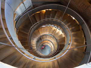 Lighthouse stairway